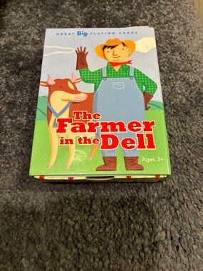 The Farmer in the Dell Kids Card Game - Blue & Green